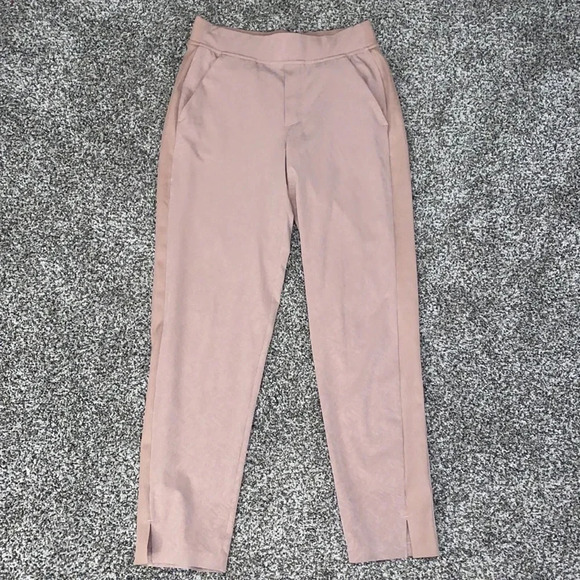 Athleta Brooklyn Textured Ankle Pant in Grain Camo Mocha Latte - Picture 6 of 9